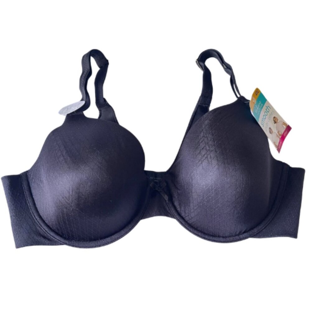 Vanity Fair Radiant Full Coverage Underwire Comfort Bra 40C Black